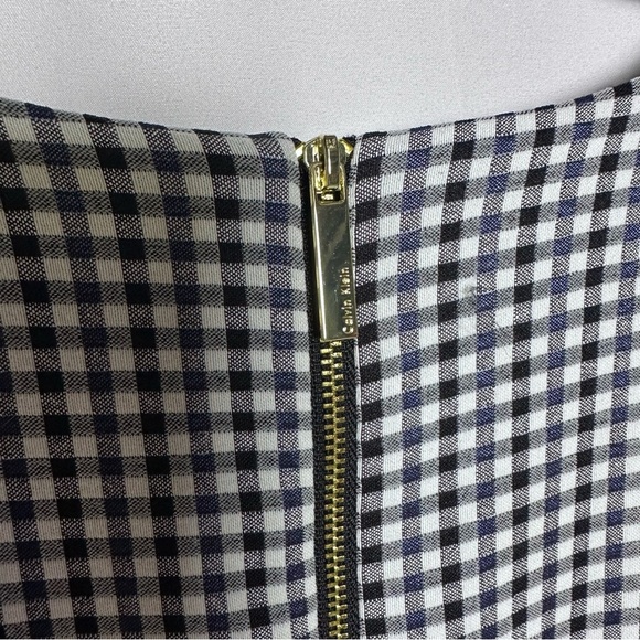 Calvin Klein Sheath Gingham Dress Puff Sleeves sz 10 Career Professional - Picture 11 of 12